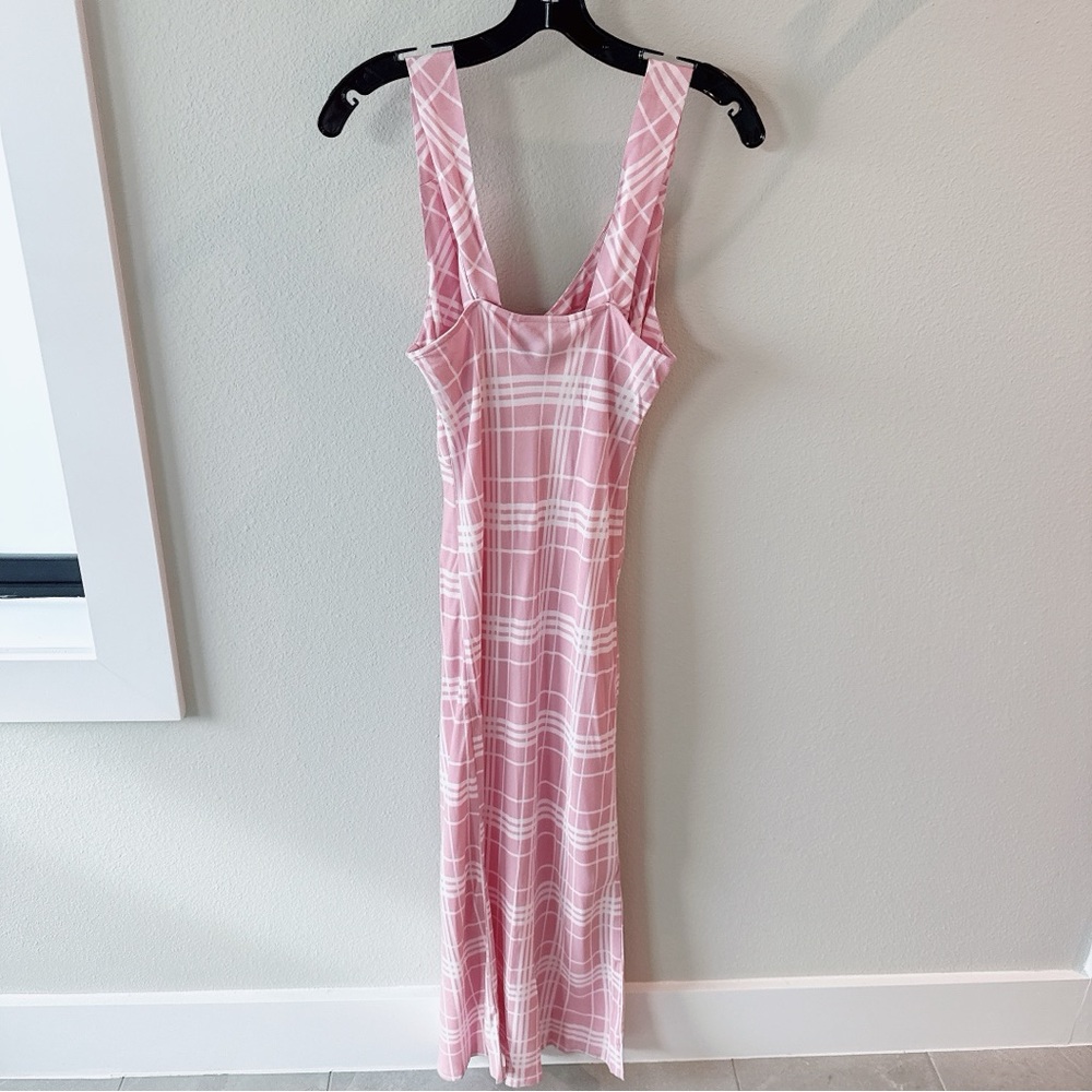 NWT Reformation Beauden Sleeveless V-Neck Crepe Midi Dress - Picture 7 of 11